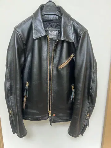 KADOYA K'S LEATHER 블랙 가죽 자켓 M