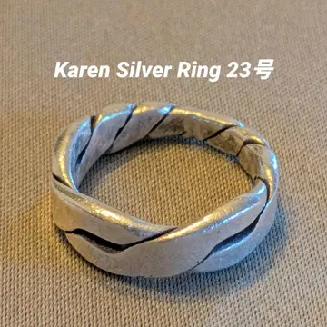 카렌 실버 핸드메이드 실버 반지 트위스트 디자인 r-103