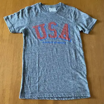 rxmance USA 로고 티셔츠 XS 그레이