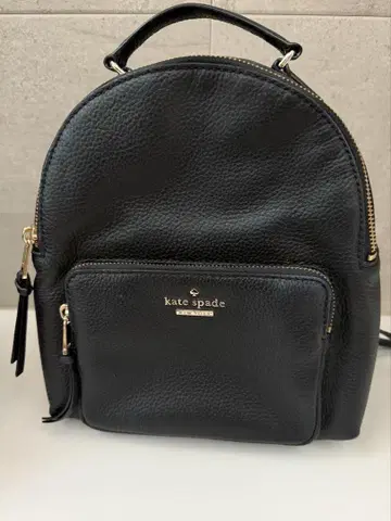 kate spade 블랙 가죽 백팩