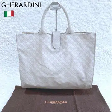 새상품급 GHERARDINI 게라르디니 소프트 스퀘어 토트백
