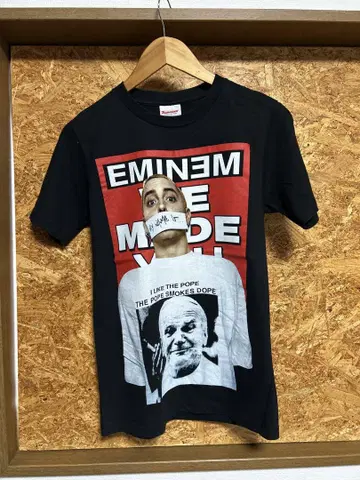 Eminem 프린트 티셔츠 블랙