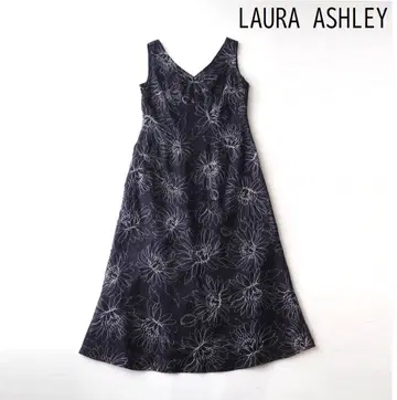 LAURA ASHLEY 로라 애슐리 린넨 꽃 자수 원피스 9