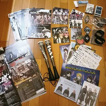 GOTCHAROCKA 배트 플라이어 책자 상품 판매 굿즈 키링