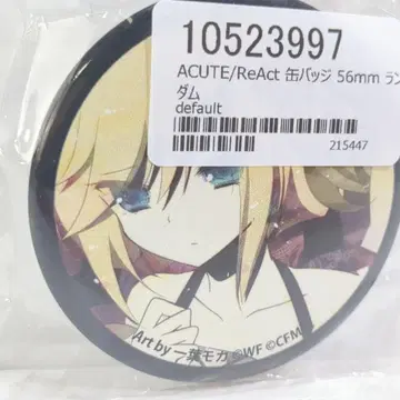 미개봉 ACUTE ReAct 카가미네 린 보컬로이드 56mm 캔뱃지