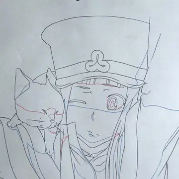 시고후미의 자필 원화 / 애니메이션 셀화 / Anime Genga Cel