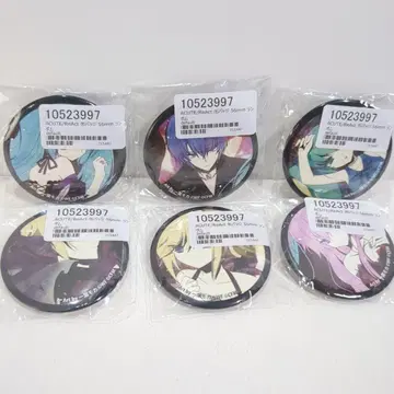 미개봉 ACUTE ReAct 하츠네 미쿠 보컬로이드 56mm 캔뱃지 전종