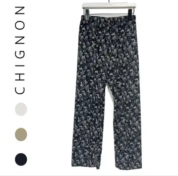 CHIGNON 시뇽 와셔 프린트 팬츠