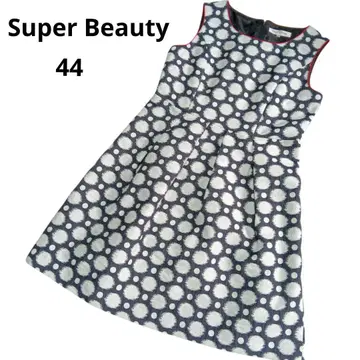 Super Beauty 슈퍼 뷰티 도트 원피스 44 새상품급
