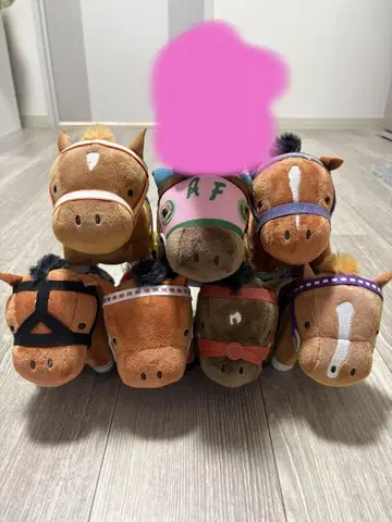 경마 봉제 인형 세트