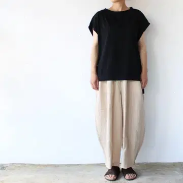 새상품급 HARVESTY 린넨 서커스 팬츠