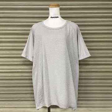 일본제 애플 하우스 절개 시어서커 튜닉 티셔츠 넉넉한
