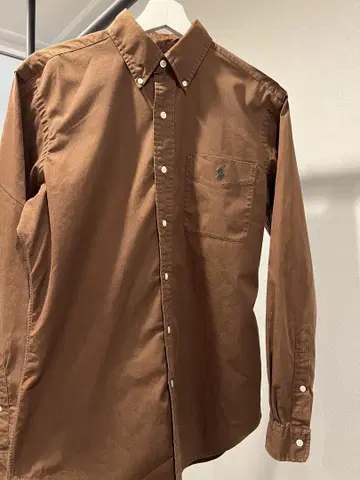 Ralph Lauren 브라운 긴팔 셔츠