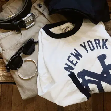 새상품 SCREEN STARS 링거 T New York Cubans