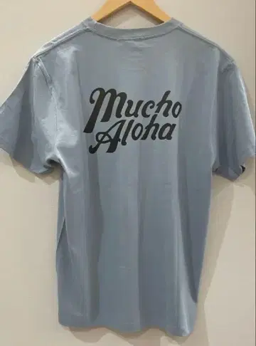 MUCHO ALOHA 컬러 SAX L 사이즈 티셔츠 MAT-PT001