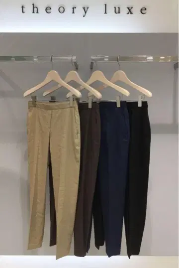띠어리 럭스 린넨 혼방 팬츠 슬랙스