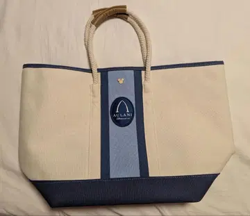 AULANI 토트백 아이보리 & 네이비