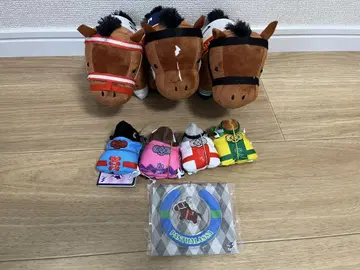 경주마 봉제 인형 세트