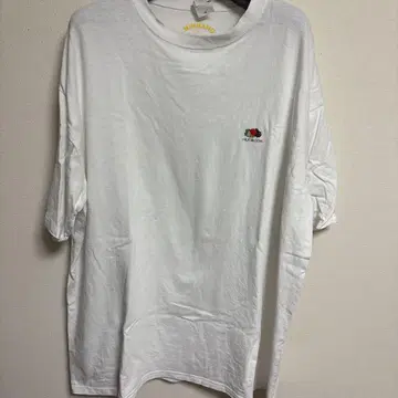 MINNANO FRUIT OF THE LOOM 화이트 티셔츠 XL