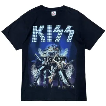 KISS 키스 밴딩 티셔츠 알 스타일