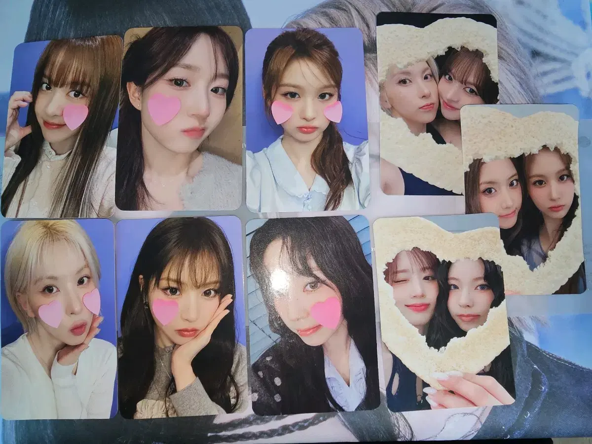 엔믹스 하트 포스트잇 양면 포카 세트 + 특전 일괄 판매