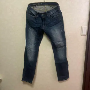 A|X 다크 블루 슬림 핏 데님