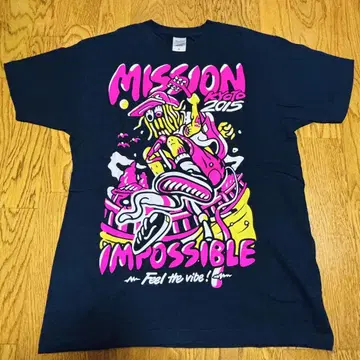 MISSION IMPOSSIBLE 2015 페스티벌 티셔츠 M 사이즈