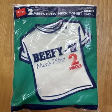 Hanes BEEFY-T 남성용 티셔츠 2장 세트 L