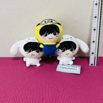FANTASTICS 사토 다이키 미니언 시나모롤 봉제 인형 세트.