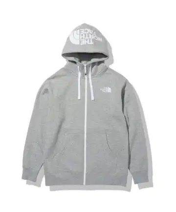 THE NORTH FACE 그레이 풀 집업 후드티