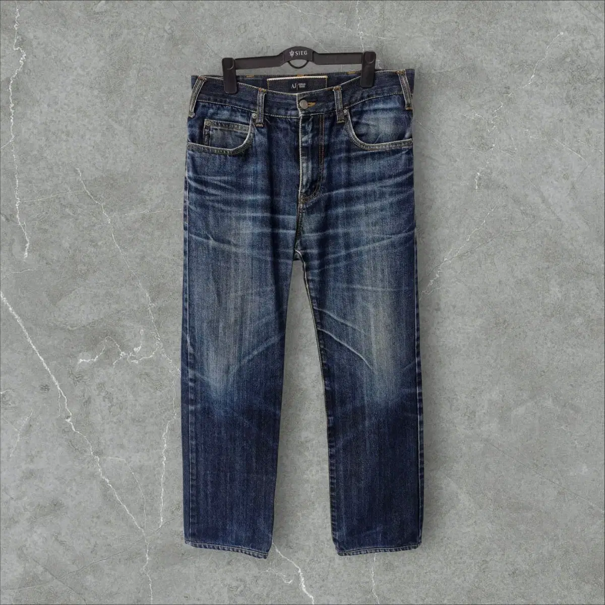 AJ Armani Jeans Semi Wide Denim Pants