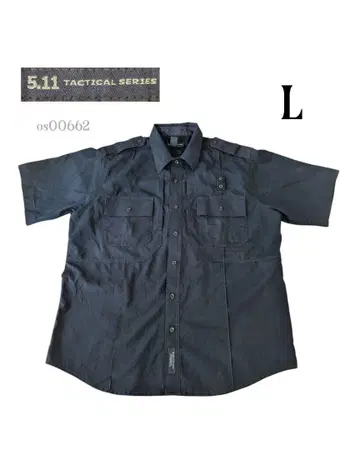 5.11TACTICAL 구제 의류 반팔 셔츠 네이비 L