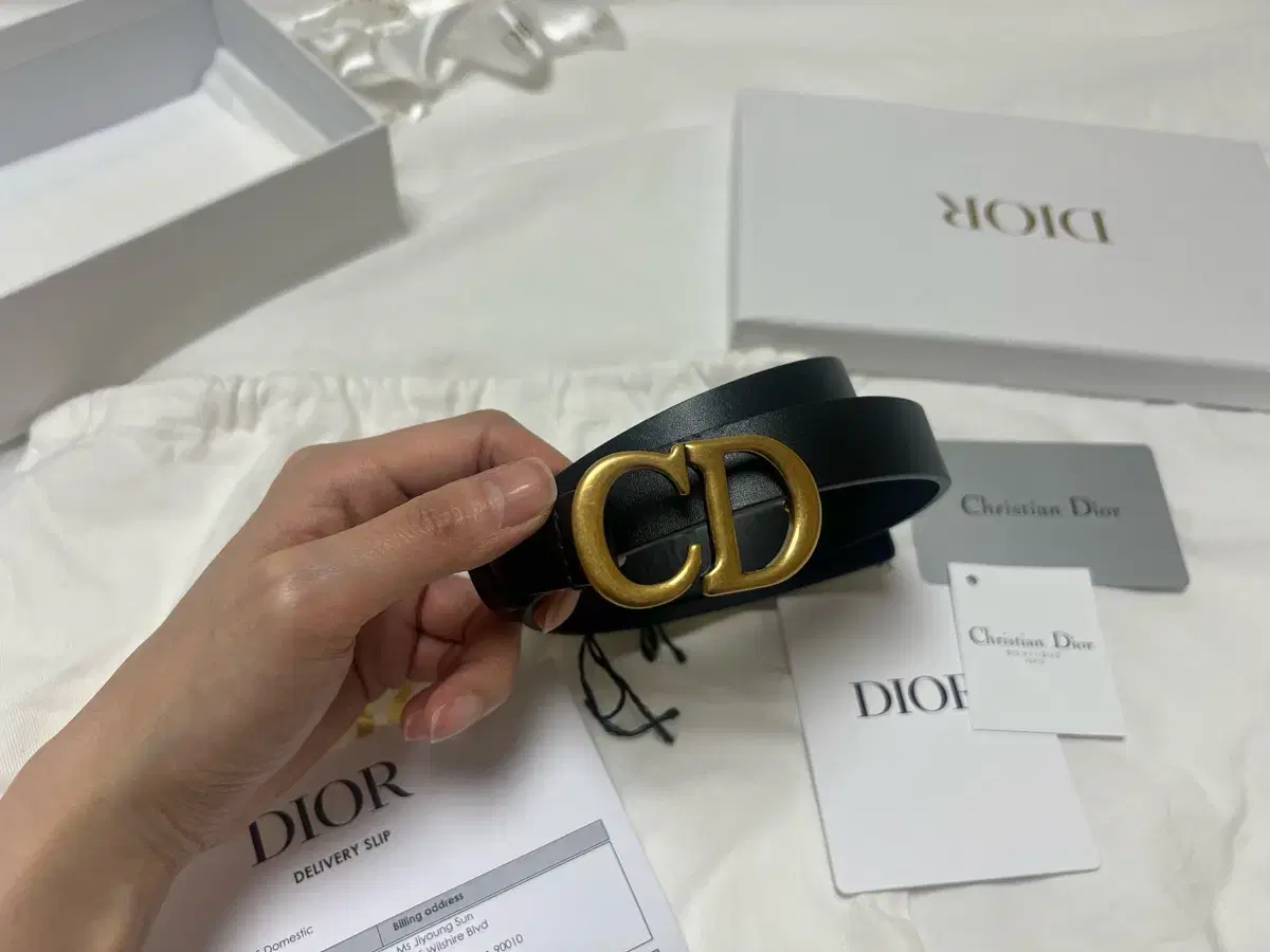 Dior Saddle Belt Size 75