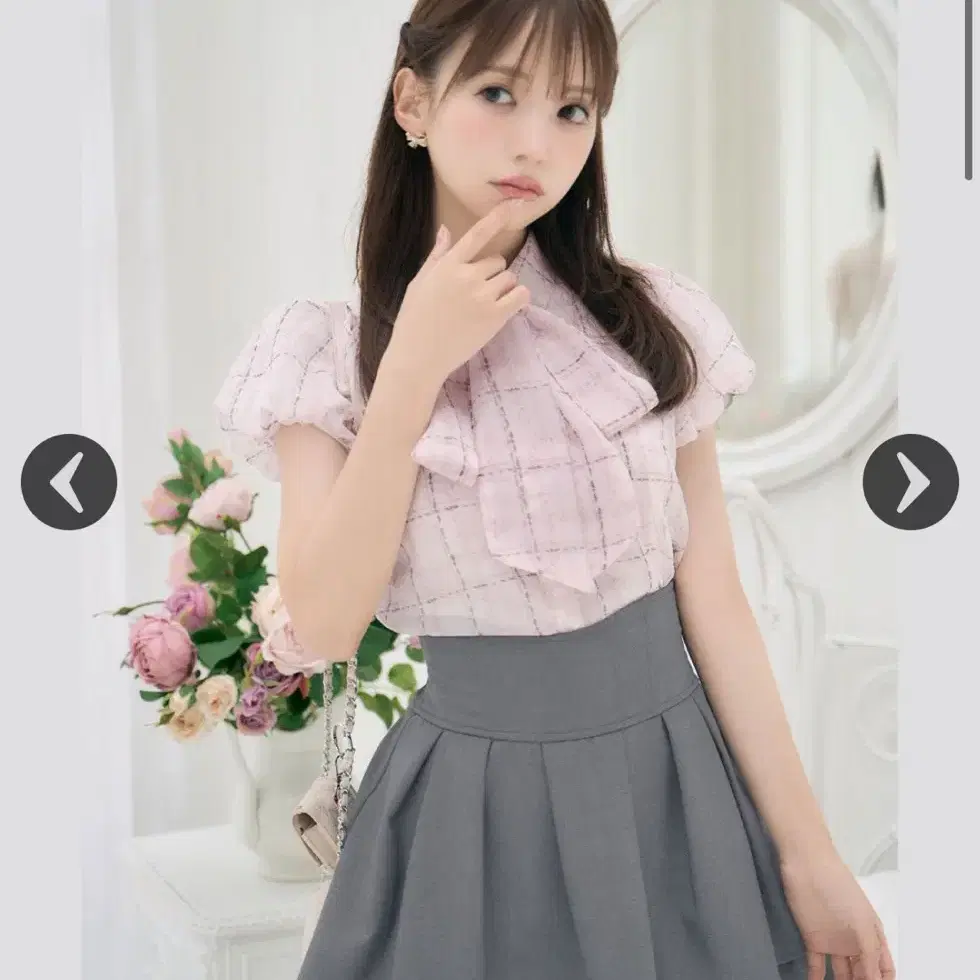 トップス (and mary) Lilia lace tops andmary pink ANDMARY】Lilia lace tops