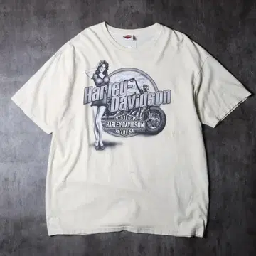 HARLEY DAVIDSON 할리데이비슨 티셔츠 화이트 XL