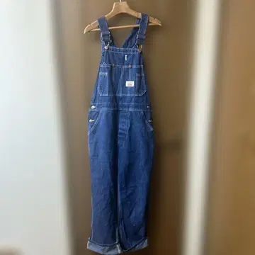 데님 오버롤 다크 블루