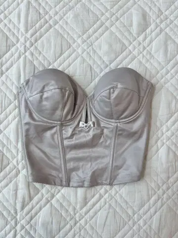 브라이덜 이너 뷔스티에 모카 그레이