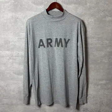 미군 실물 데드스탁 ARMY PFU 긴팔 셔츠 L 그레이