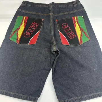 COOGI 배기 팬츠 하프 팬츠 데님