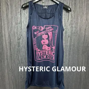 HYSTERIC GLAMOUR 탱크탑 히스 걸 시스루 사이즈 F