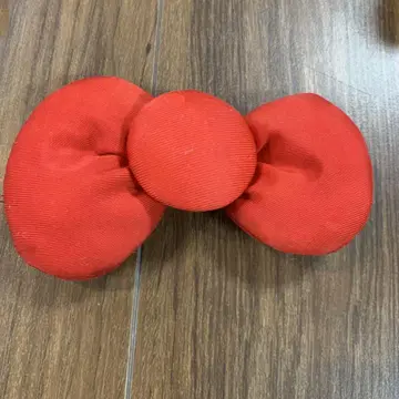 하모니 랜드 키티 리본 클립 헤어 클립 머리 장식
