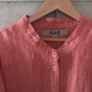 FLAX 밴드 카라 린넨 셔츠 자켓