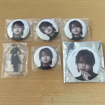 마츠다 켄 캡슐 토이 미니 아크릴 스탠드 캔뱃지 Xquare