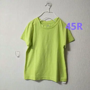 45R 라임 그린 반팔 티셔츠 미사용 새상품 택 포함