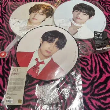 K-POP BTS V 부채 3개 세트