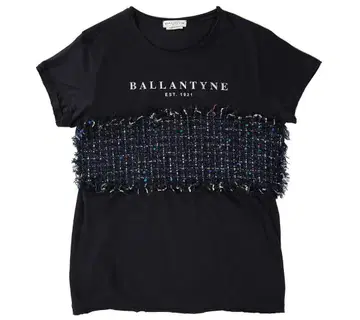 이탈리아제 BALLANTYNE 썸머 트위드 디자인 티셔츠 42