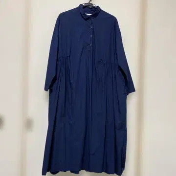 SO 네이비 긴팔 셔츠 원피스