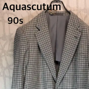 aquascutum 아쿠아 스큐텀 자켓 90년대 일본제 그레이