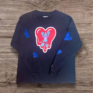 Emotionally Unavailable 롱 T XL 블랙 검정