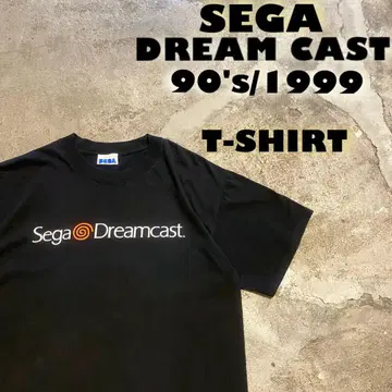 90's/1999 SEGA 세가 DREAM CAST 게임 티셔츠 블랙